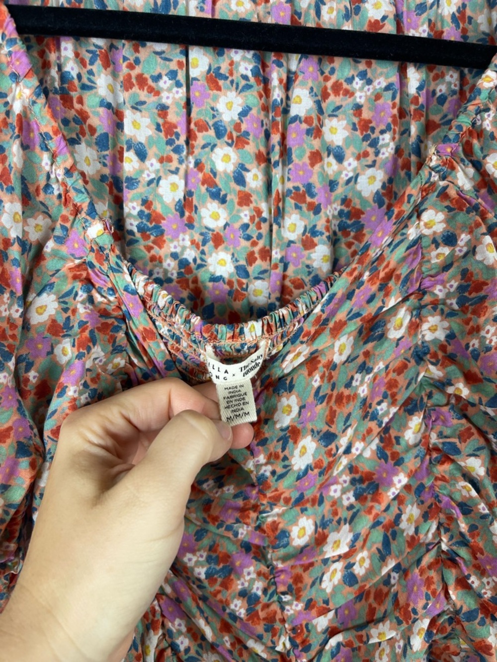 Billabong x The Salty Blonde Floral Top Maxi Skirt Set Size M/L - Picture 6 of 11